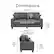 Alt View 12. Serta - Palisades 73" Sofa - Gray.