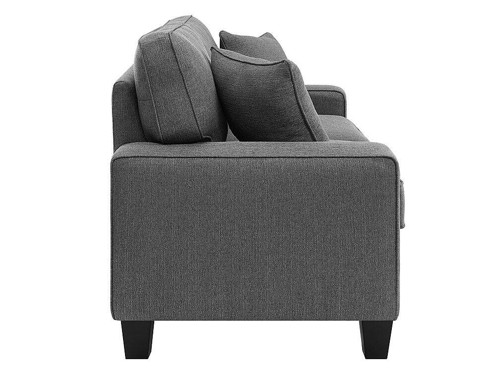 Alt View 13. Serta - Palisades 61" Loveseat - Gray.