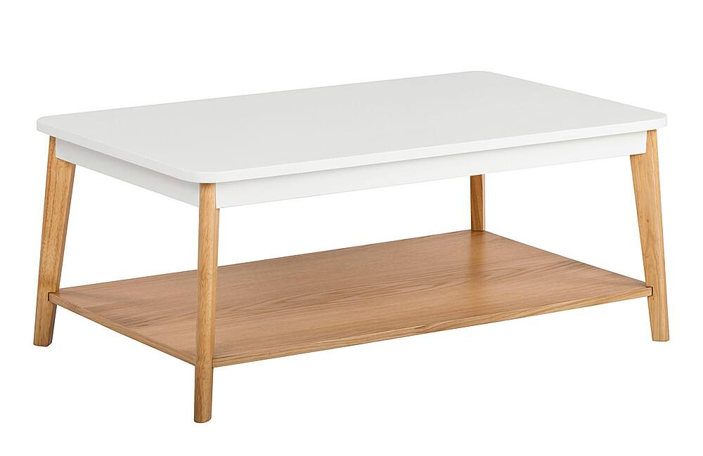 Angle. Universal Expert - Remus Coffee Table - Oak and White.