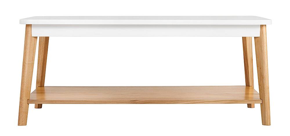 Front. Universal Expert - Remus Coffee Table - Oak and White.
