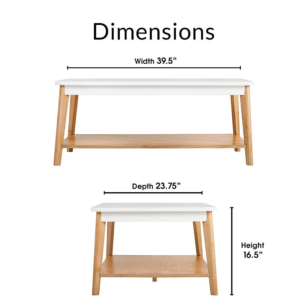 Alt View 12. Universal Expert - Remus Coffee Table - Oak and White.
