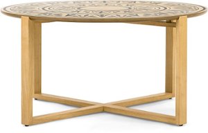 Adore Decor - Dahlia Coffee Table - Natural - Front_Zoom