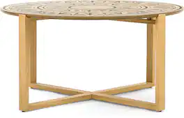 Adore Decor - Dahlia Coffee Table - Natural