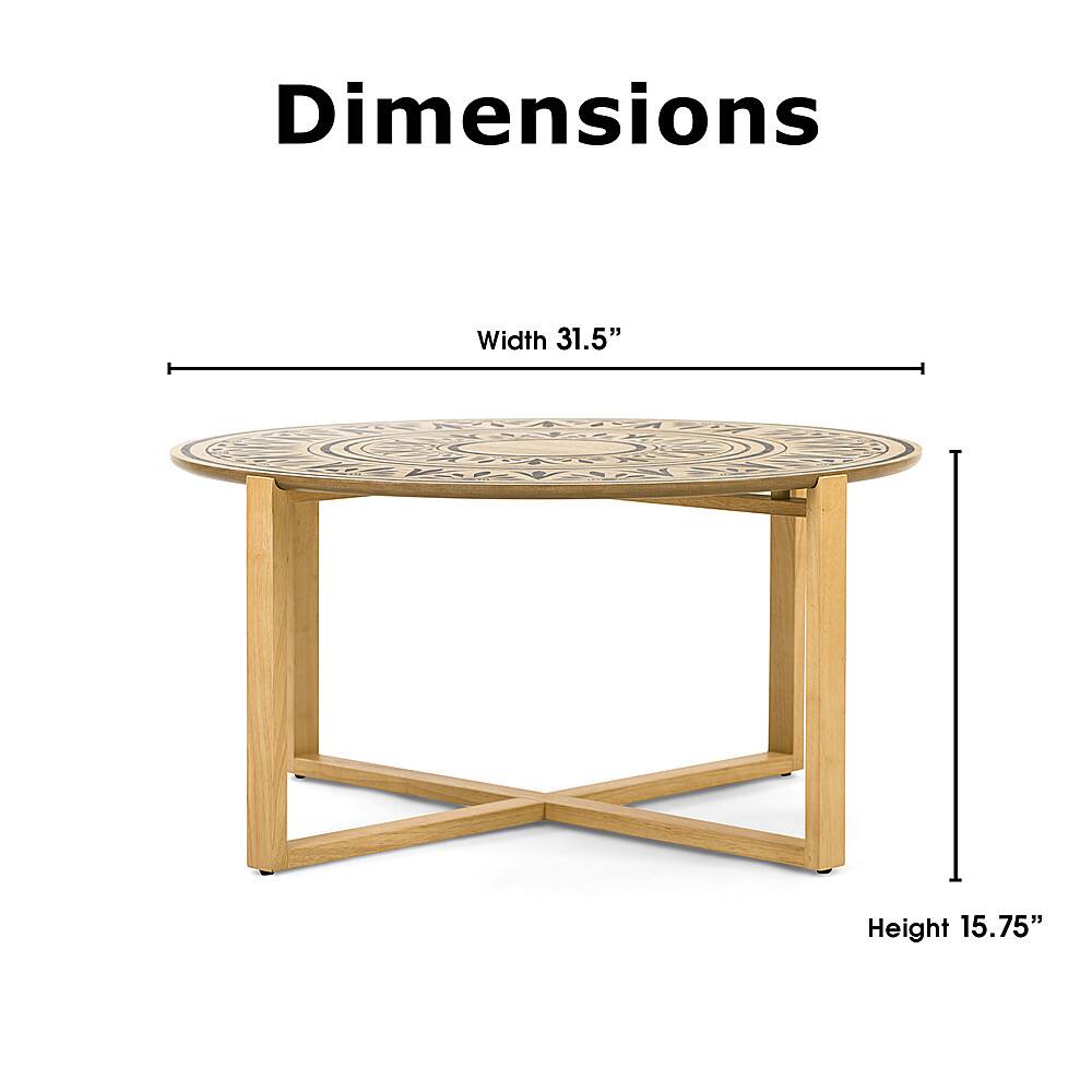 Alt View 12. Adore Decor - Dahlia Coffee Table - Natural.