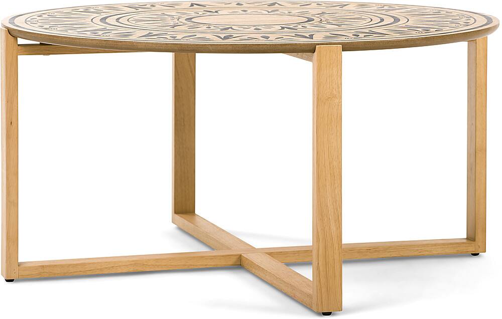 Left. Adore Decor - Dahlia Coffee Table - Natural.