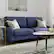 Alt View 11. Serta - Copenhagen 73" Sofa - Navy Blue.