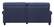 Alt View 14. Serta - Copenhagen 73" Sofa - Navy Blue.