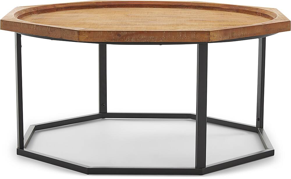 Left View: Finch - Grayson Coffee Table - Light Beige