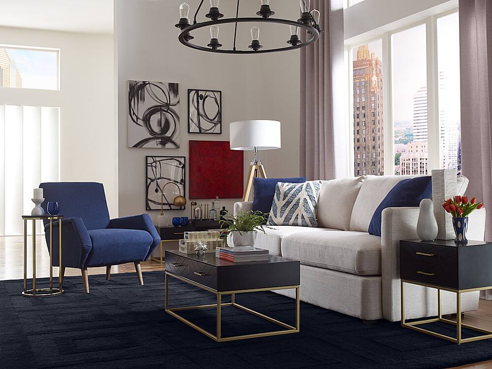 Alt View 12. Tommy Hilfiger - TV Stand - Black and Gold.
