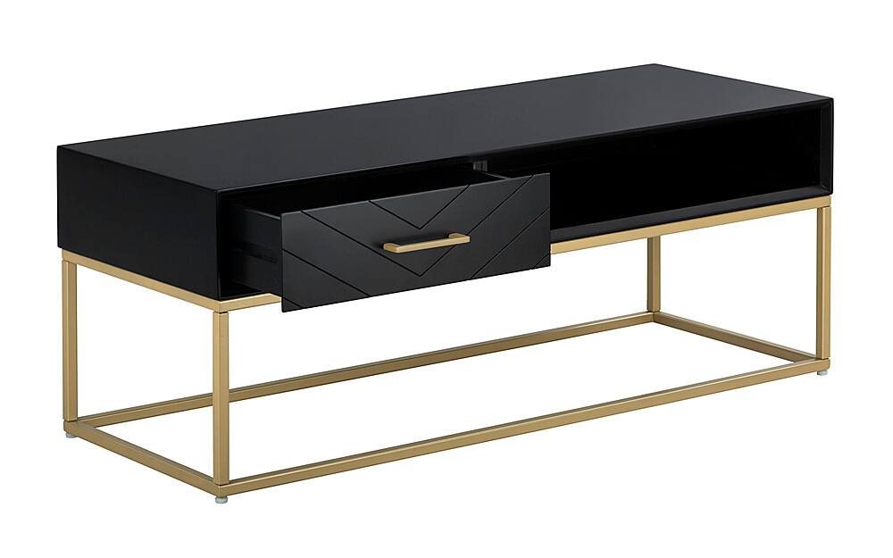 Alt View 14. Tommy Hilfiger - TV Stand - Black and Gold.