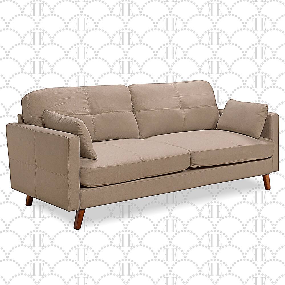 Angle View: Elle Decor - Alix Sofa - Taupe