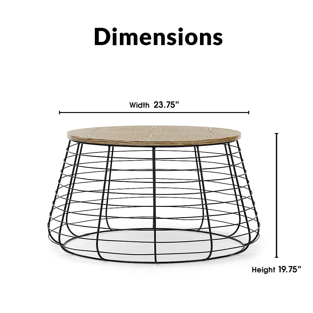 Alt View 12. Click Decor - Lydia Coffee Table - Black.