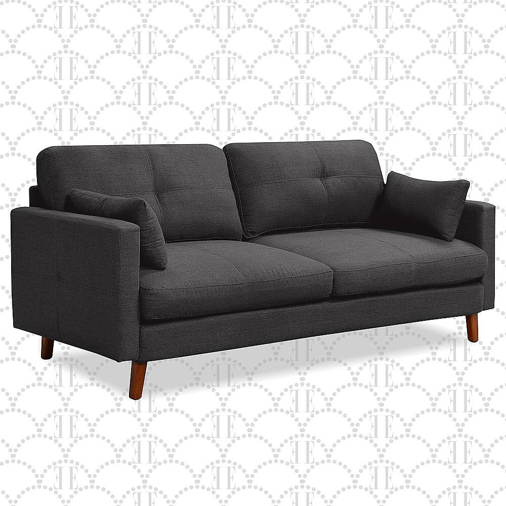 Angle View: Elle Decor - Alix Sofa - Charcoal