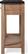 Alt View 14. Click Decor - Eugene Console Table - Brown.