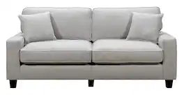 Serta - Palisades 78" Sofa - Light Gray