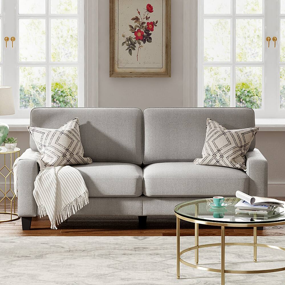 Alt View 11. Serta - Palisades 78" Sofa - Light Gray.
