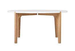 Universal Expert - Abacus Round Coffee Table - Oak and White