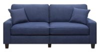 Front Zoom. Serta - Palisades 73" Sofa - Navy Blue.