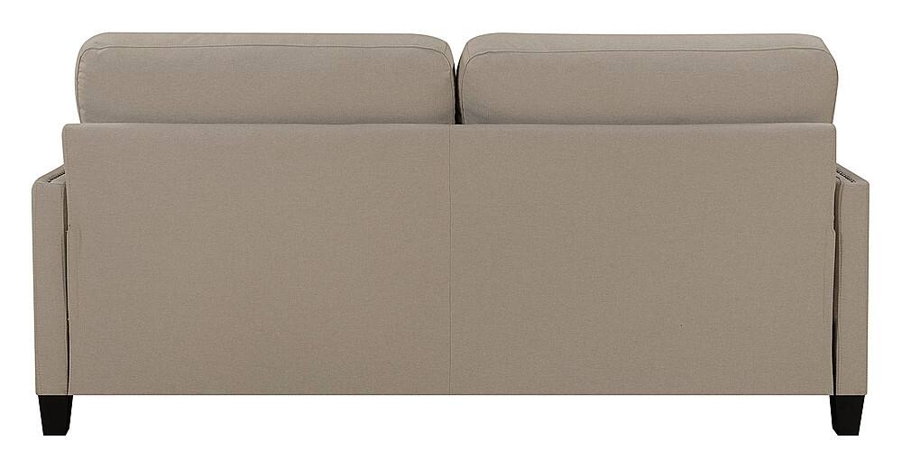 Best Buy Elle Decor Bella Sofa with Nailheads Taupe FF17005E