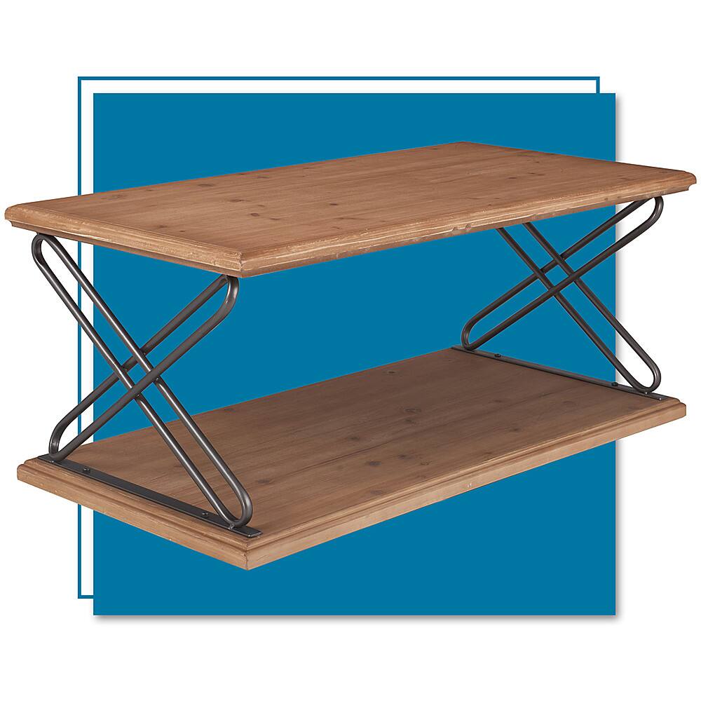 Angle. Click Decor - Brooks Coffee Table - Brown.