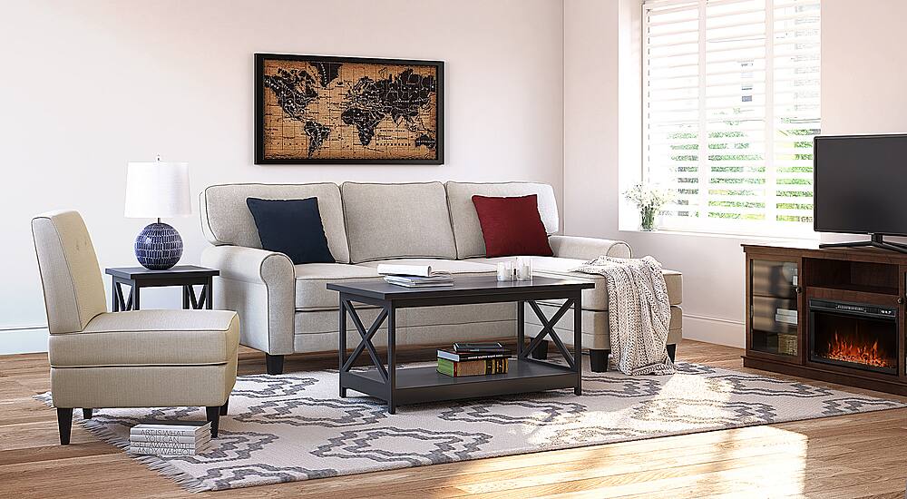 Alt View 11. Serta - Bismarck Coffee Table - Black.