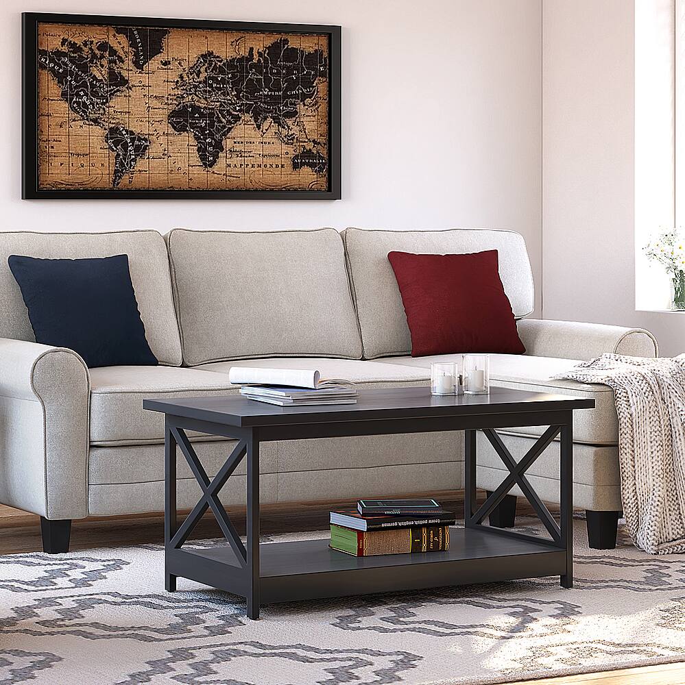 Alt View 12. Serta - Bismarck Coffee Table - Black.