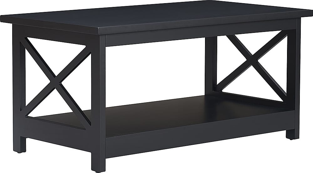 Left View: Serta - Bismarck Coffee Table - Black