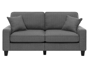 Serta - Palisades 78" Sofa - Gray - Front_Zoom