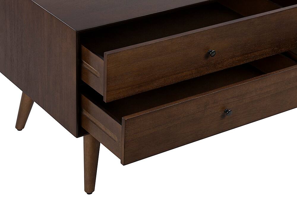 Alt View 13. Adore Decor - 3 Drawer TV Stand - Walnut Brown.