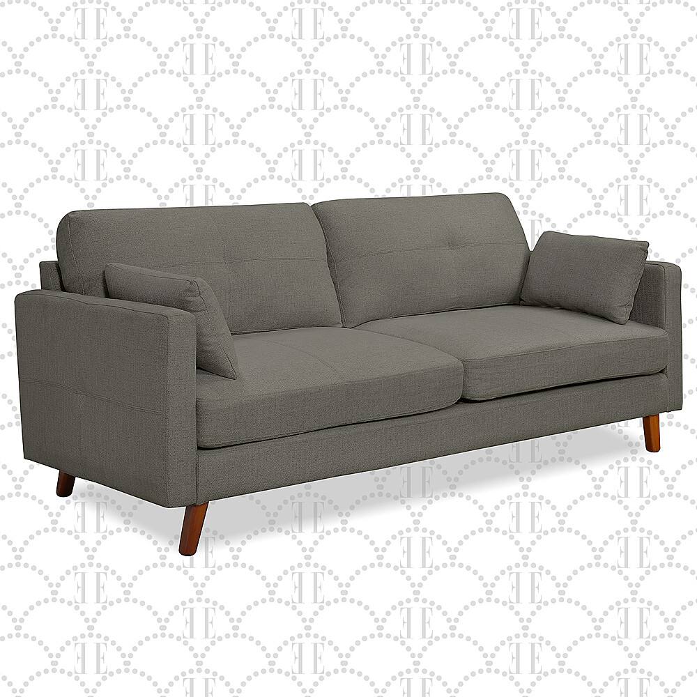 Angle View: Elle Decor - Alix Sofa - Silver