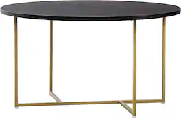 Elle Decor - Ines Round Coffee Table - French Black