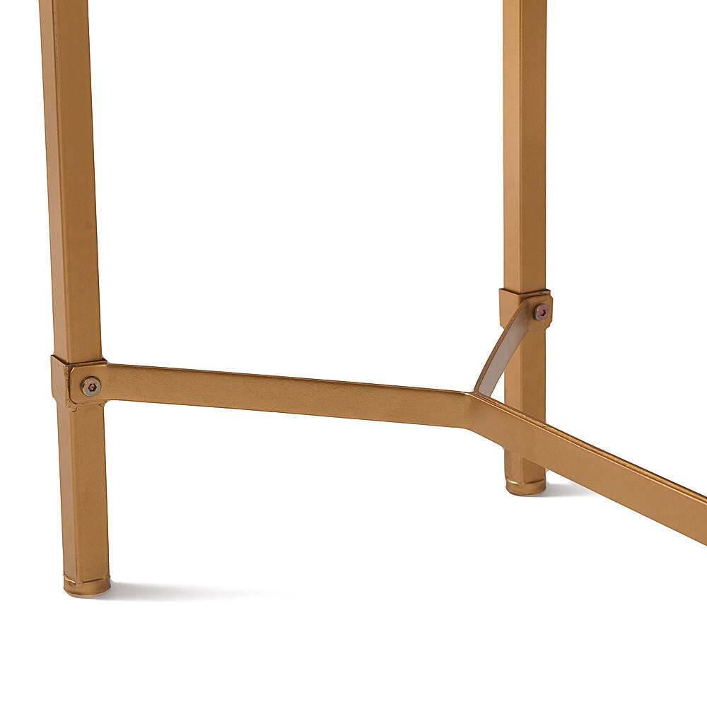 Alt View 20. Adore Decor - Jupiter Desk Console Table - White and Gold.