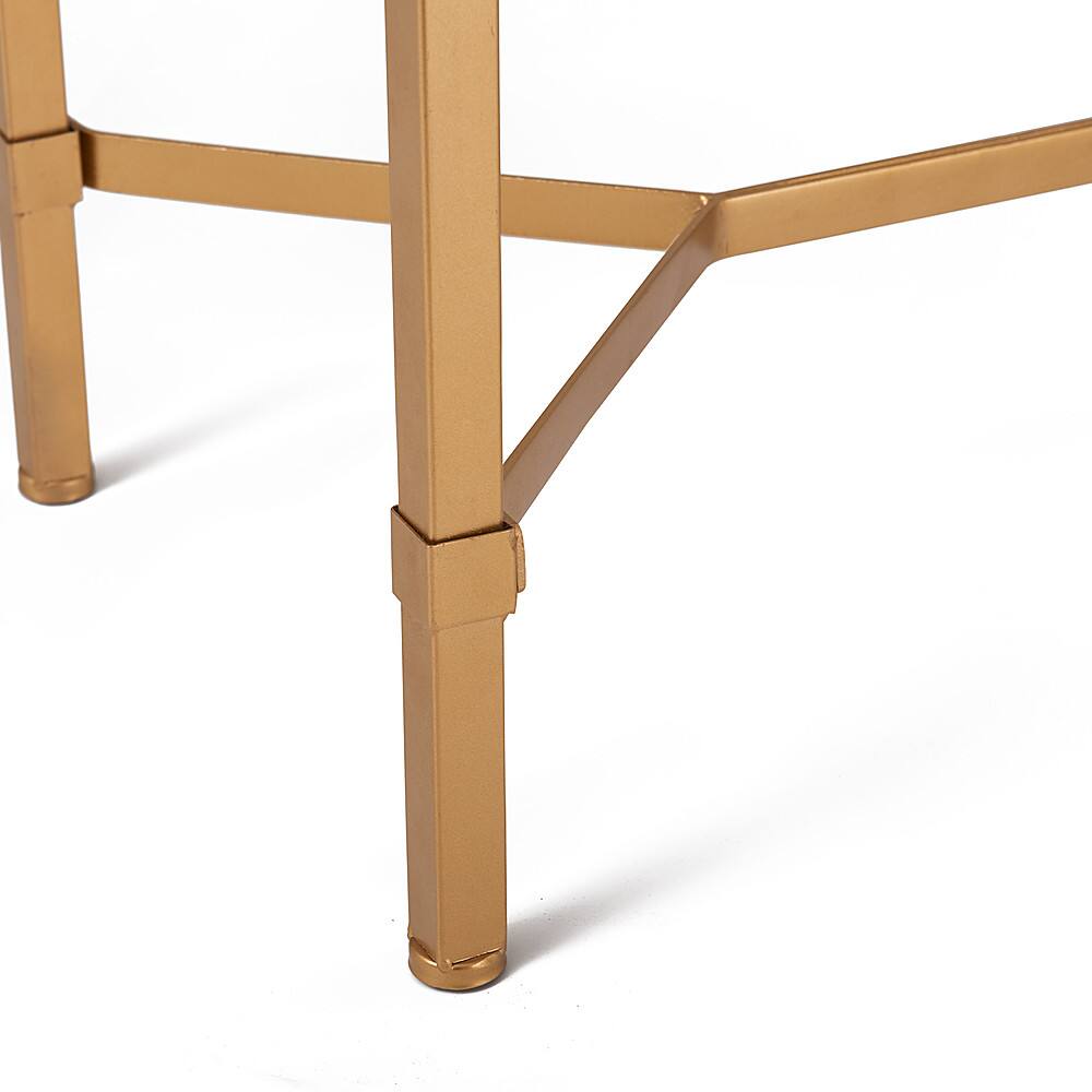 Alt View 21. Adore Decor - Jupiter Desk Console Table - White and Gold.