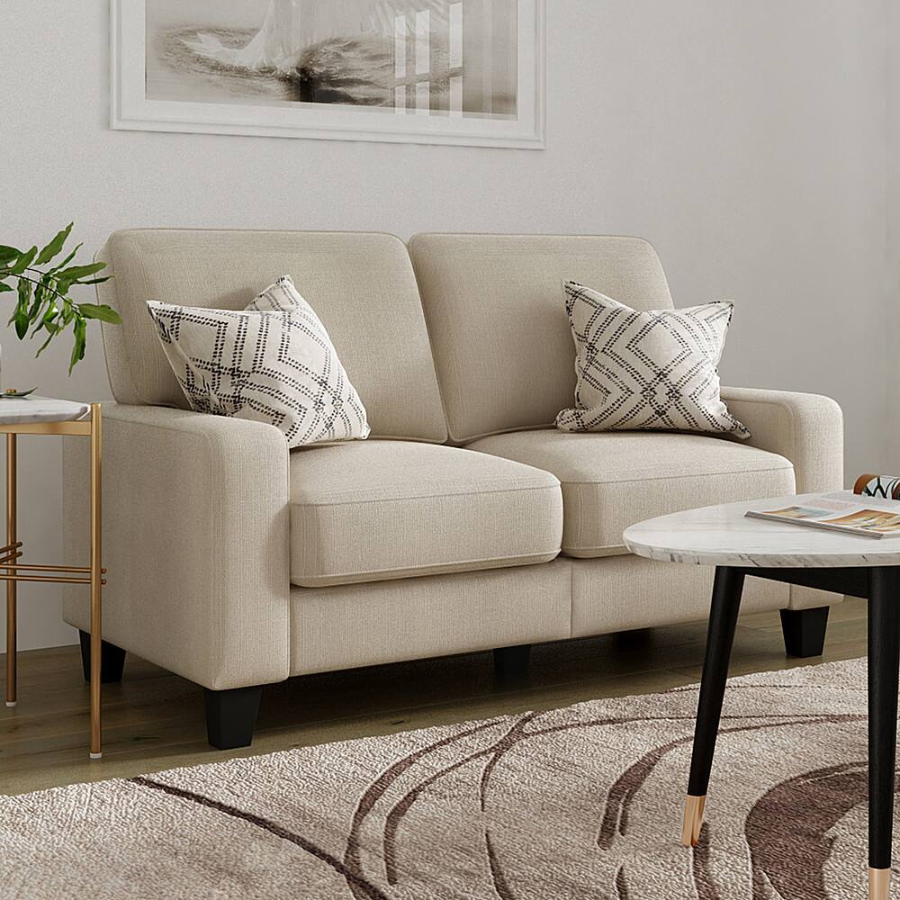 Alt View 11. Serta - Palisades 61" Loveseat - Cream.