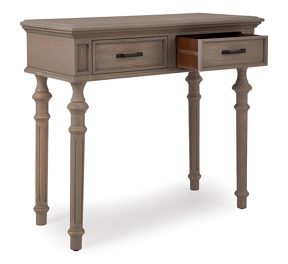 Alt View 14. Finch - Cassatt 2 Drawer Console Table - Gray.
