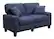 Left. Serta - Palisades 61" Loveseat - Navy Blue.