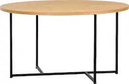 Adore Decor - Ines Round Coffee Table - Natural
