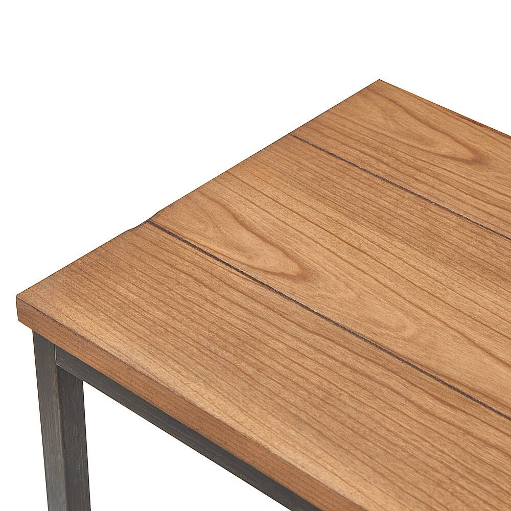 Alt View 14. Click Decor - Nolan 2-Tier Console Table - Brown.
