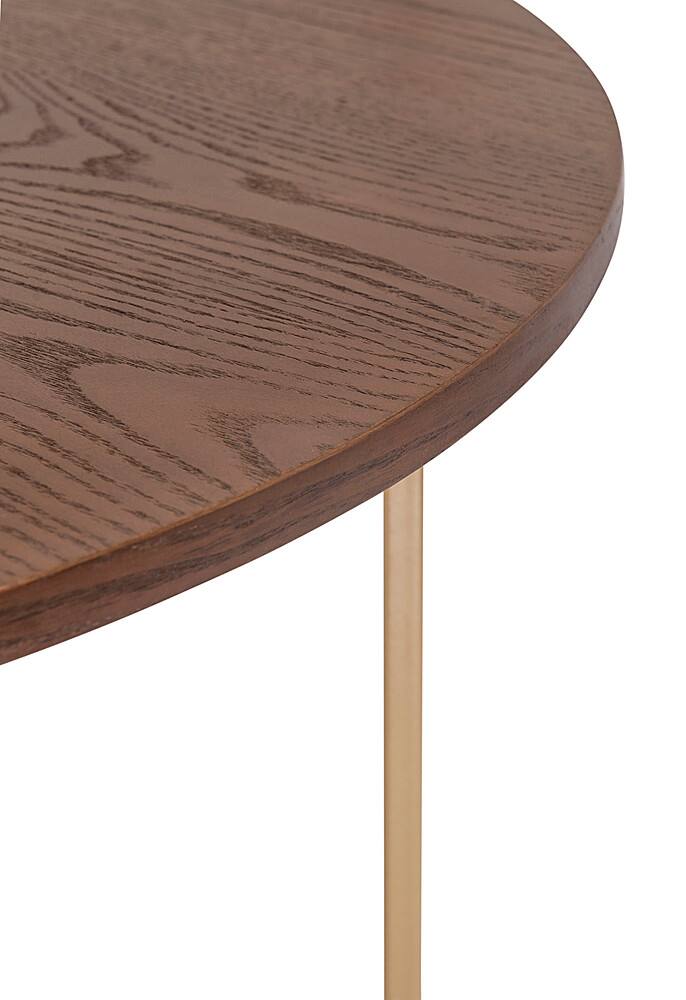 Alt View 14. Elle Decor - Ines Round Coffee Table - Walnut.