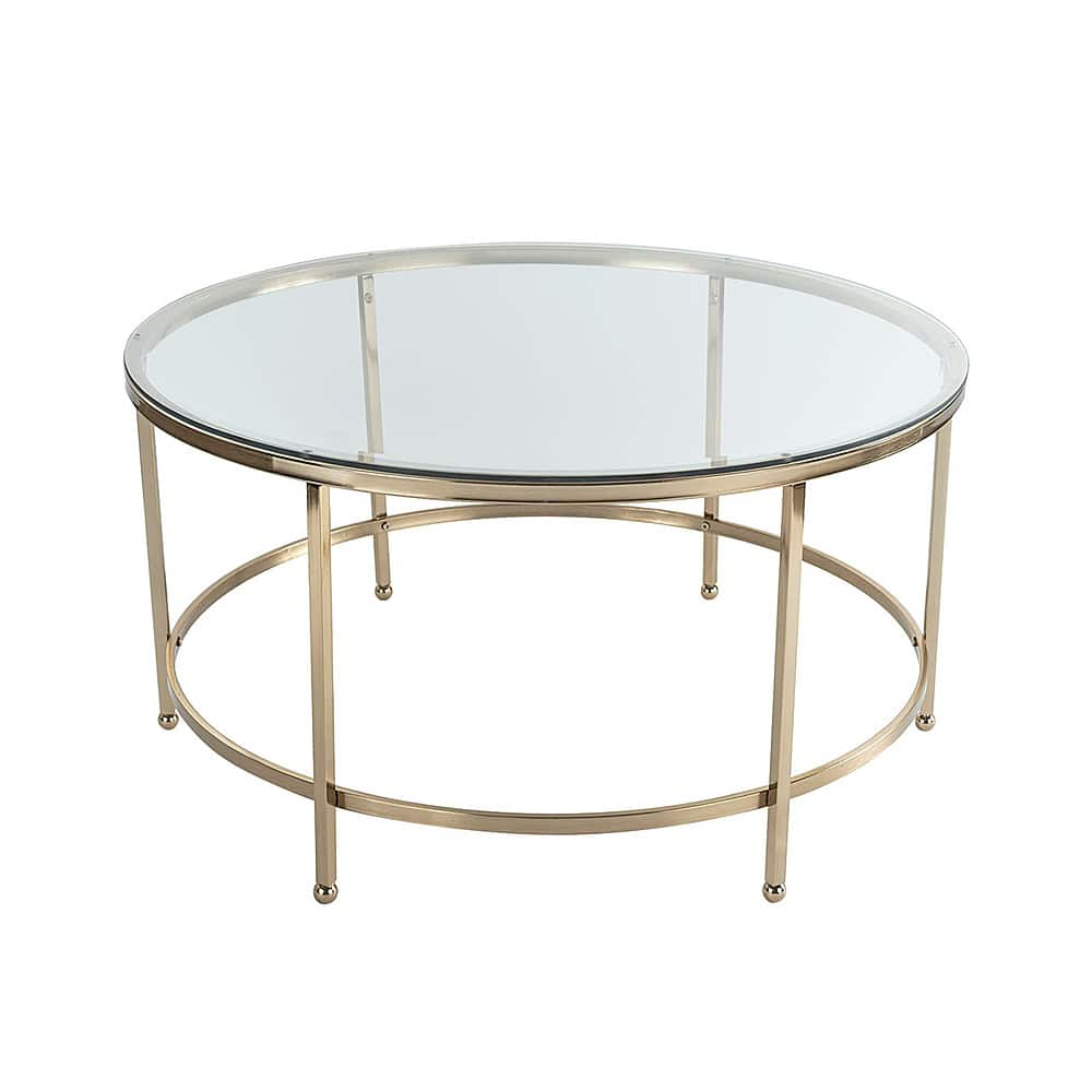 Left View: Adore Decor - Addison Coffee Table - Gold