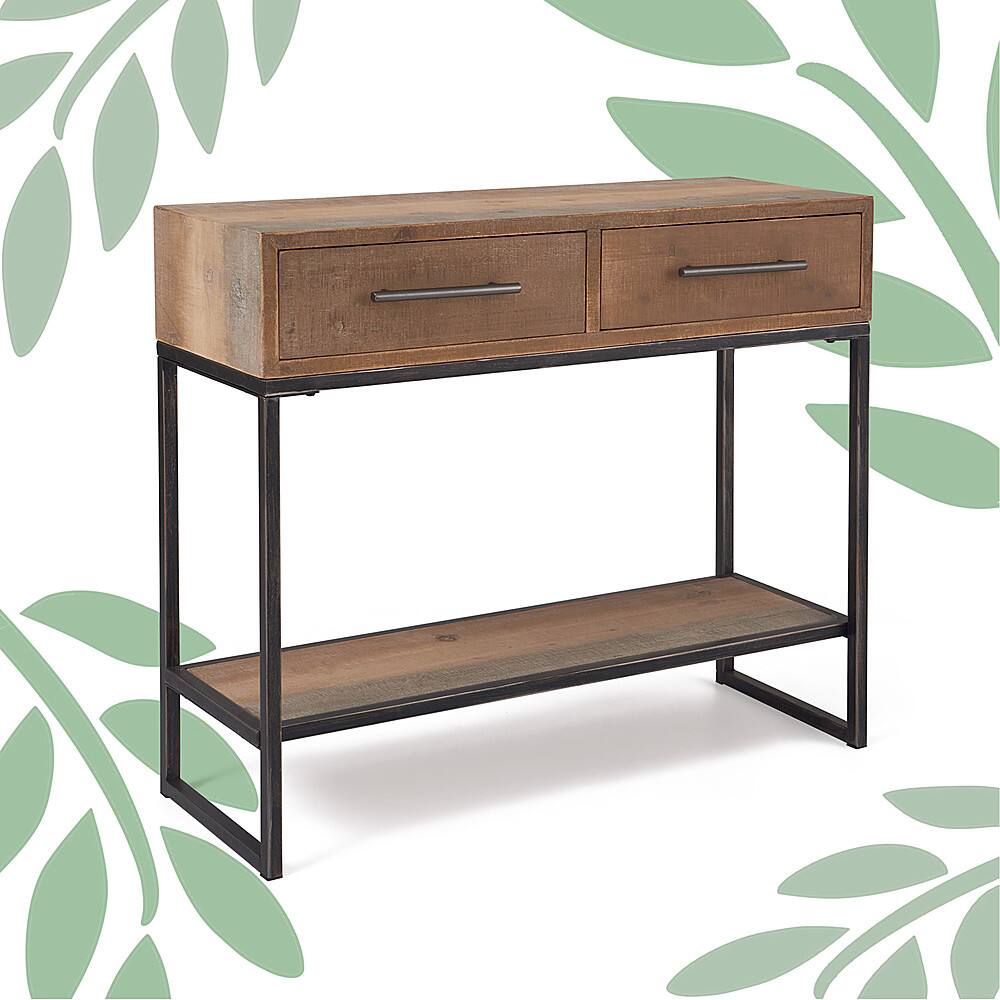 Angle. Finch - Morris Console Table - Brown.