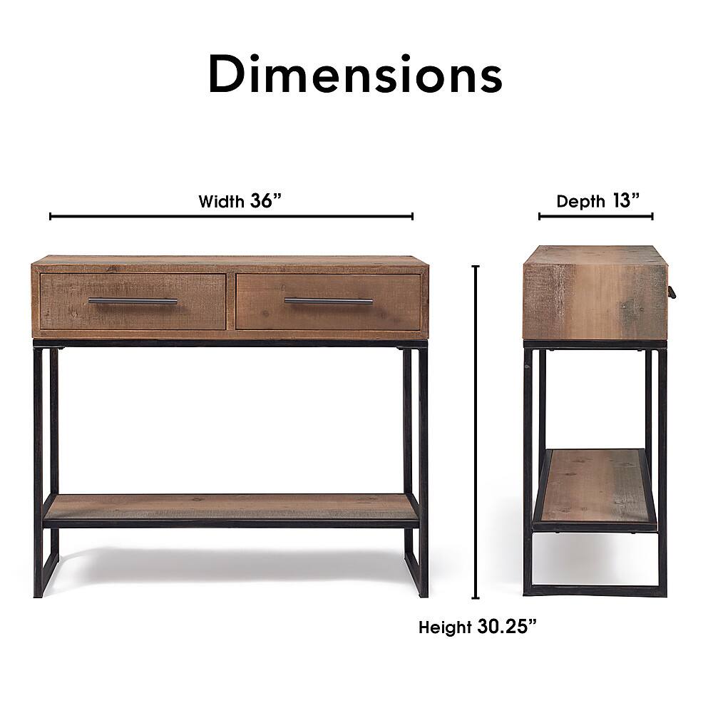 Alt View 12. Finch - Morris Console Table - Brown.