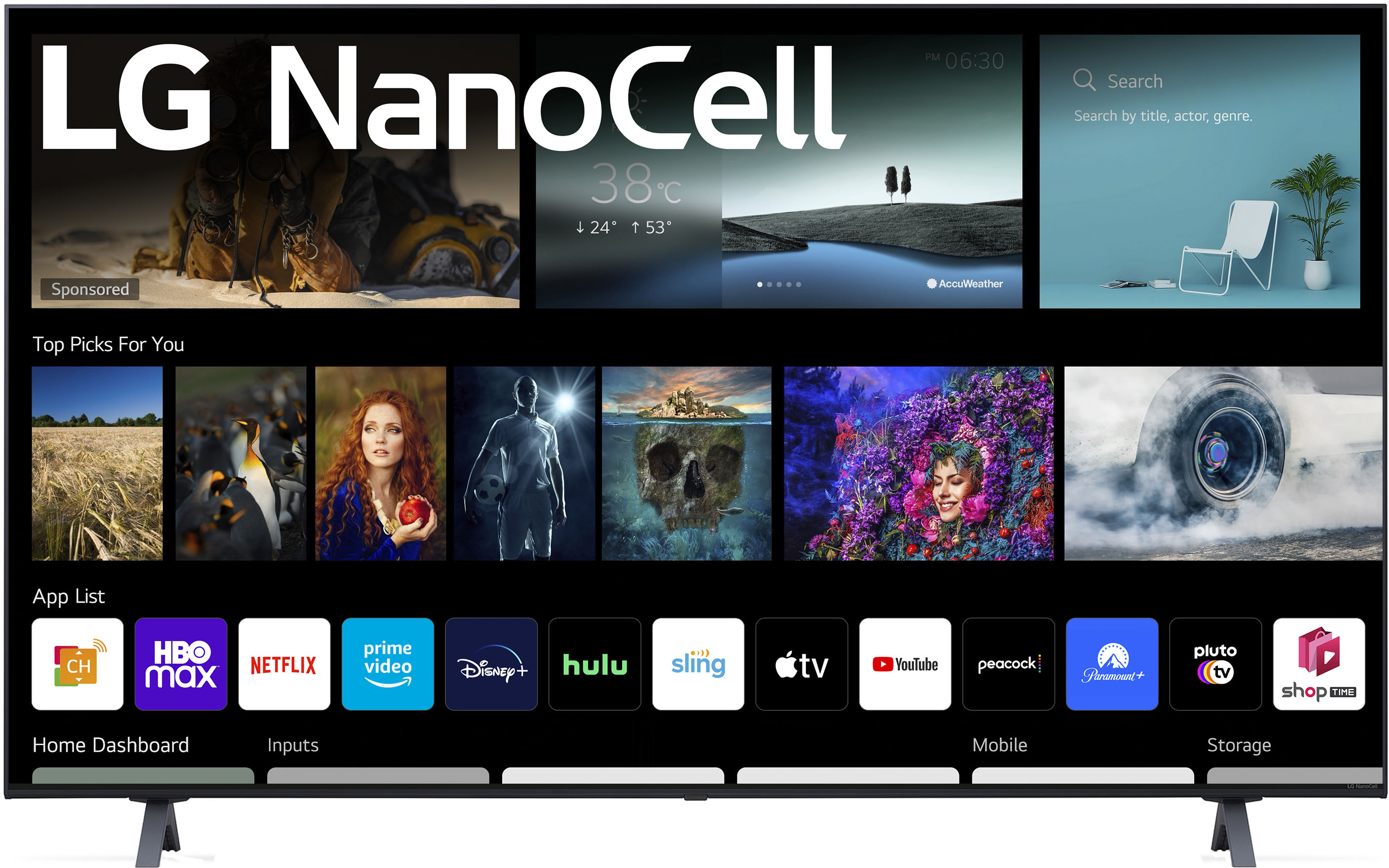 LG NanoCell 50 4K LED Smart TV 