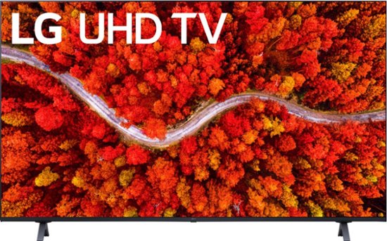 Front Zoom. LG - 50” Class UP8000 Series LED 4K UHD Smart webOS TV.
