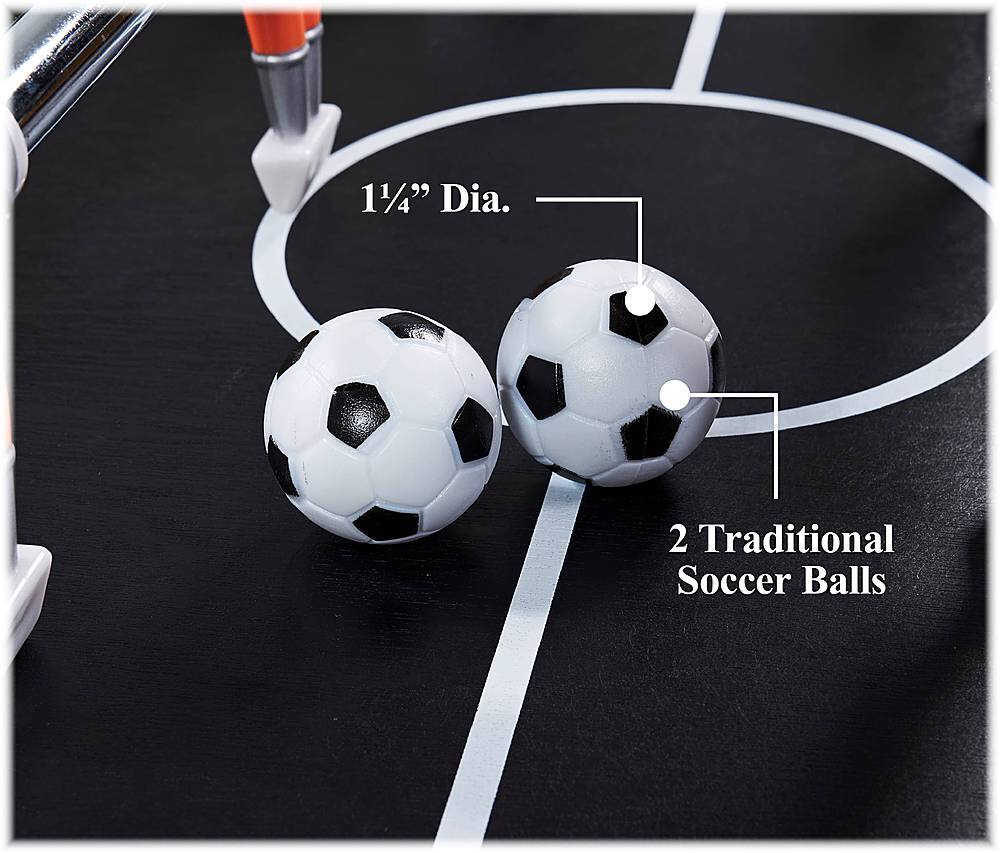 Alt View 17. Barrington - 40” Urban Foosball Coffee Table, Durable & Stylish Design with Sports Soccer Balls, Perfect for Family Game Rooms - Gray.
