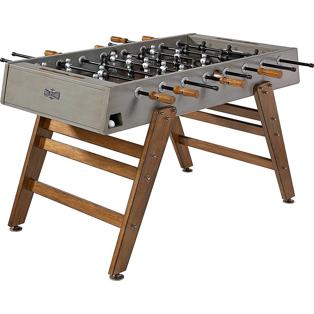 Angle. Hall of Games - Kinwood 56" Foosball Table - Gray.