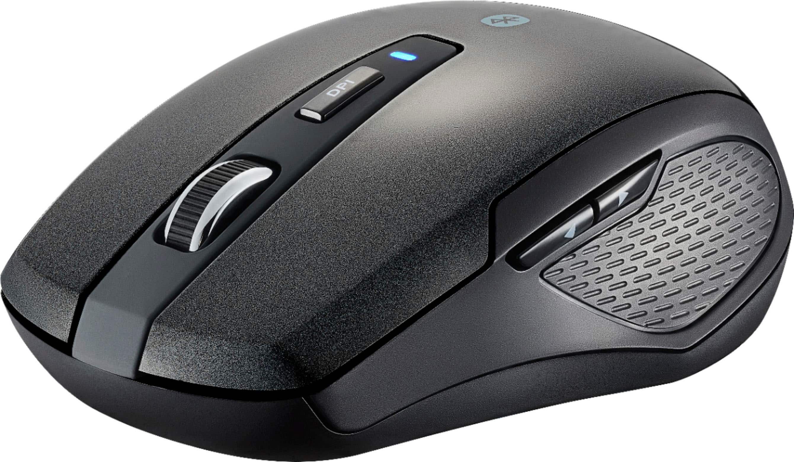 Alt View 14. Best Buy essentials™ - Lightweight Bluetooth Optical Standard Ambidextrous Mouse with 6-Button - Black.