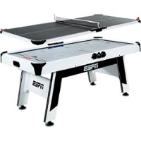ESPN - 72" Air Powered Hockey and Table Tennis Table - Angle_Zoom