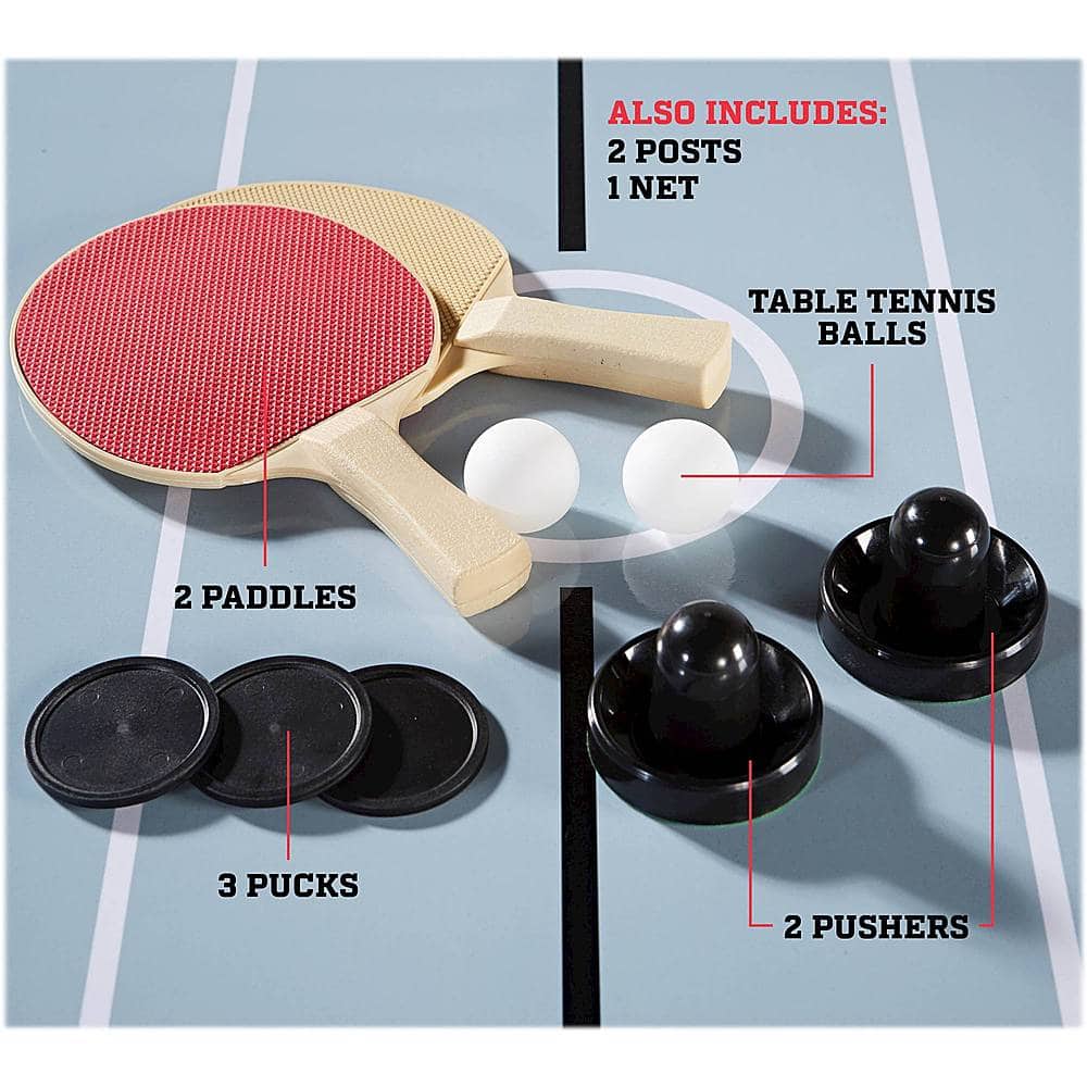 Best Buy ESPN 72" Air Powered Hockey and Table Tennis Table AWH072_018E