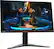 Angle. Lenovo - G27-20 27" IPS LED FHD G-SYNC Compatible FreeSync Gaming Monitor Height Adjustable (DisplayPort, HDMI) - Black.